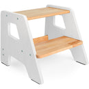 2-Step Wooden Stool for Kids