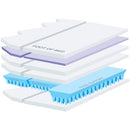 ER600 Edge Support, Back Support,  Super Waveless Softside Waterbed Mattress, Deep Fill (8")