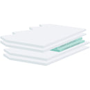 ER9256 Softside Super Waveless Waterbed Mattress, Deep Fill (8") with Back Support,- Most Waveless