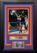 Steve Nash in Action Phoenix Suns 8" x 10" Framed Basketball Photo with Engraved Autograph by Dynasty Sports & Framing