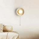 Stone Lunar Eclipse Travertine Wall Light