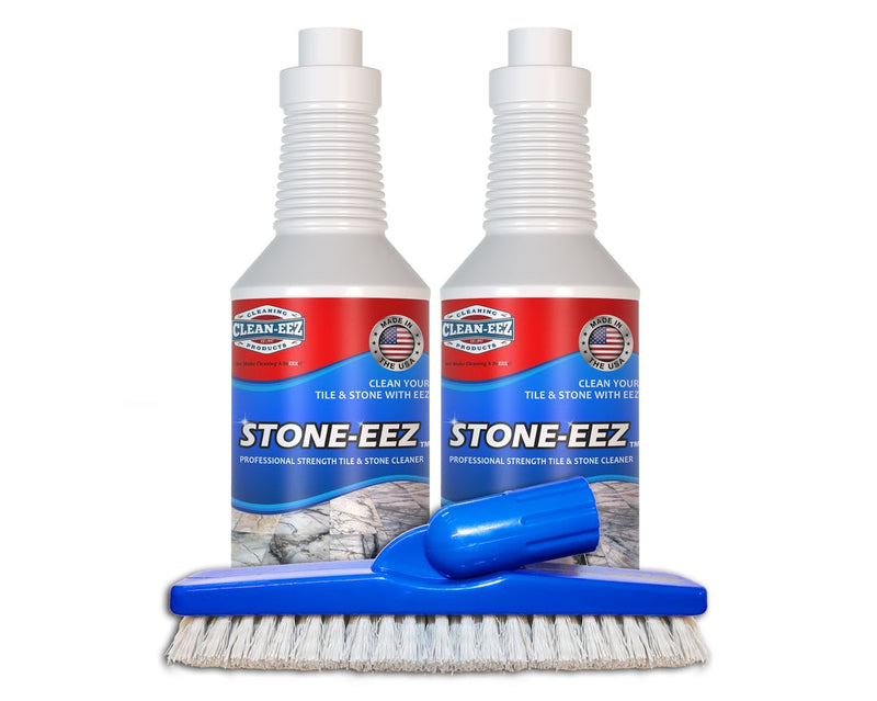 Stone-eez  2 Bottle Kit with Free Stand-Up Grout Brush