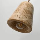 Travertine Cone Pendant Light