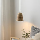 Travertine Cone Pendant Light