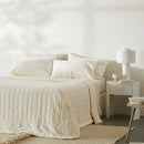 Linen+ Bamboo Quilted Coverlet