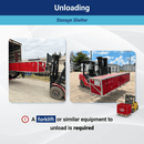 W20'xL42'xH12' Single Truss Arch Storage Shelter
