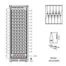 Ultimate Wine & Beverage Upright Refrigerator Combo with Low-E Glass Door