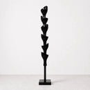 Floral Floor Lamp | Black by Interior Moderna