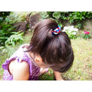 3 Pack Pom Braid Navy/White | Nylon Headband Hair Accessory