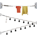 SLGC02 String Light Hanging Cable Kit 165 FT, Nylon Coated 304 Stainless Steel Guide Wire and Accessories for Outdoor Bistro String Lights by Kings Outdoor Lighting