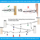 SLGC02 String Light Hanging Cable Kit 165 FT, Nylon Coated 304 Stainless Steel Guide Wire and Accessories for Outdoor Bistro String Lights by Kings Outdoor Lighting