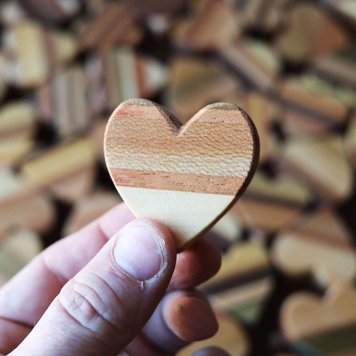 Striped Wooden Hearts, photo 9 of 18