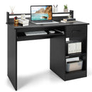 Study Laptop Table with Drawer and Keyboard Tray by LJGDeals