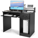 Study Laptop Table with Drawer and Keyboard Tray by LJGDeals