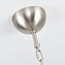 Stunning Murano White Glass Petals Chandelier