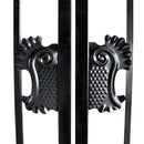 18x8 ft Steel Dual Swing Driveway Gate