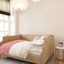 Boho Chic Neutral Floral Wallpaper