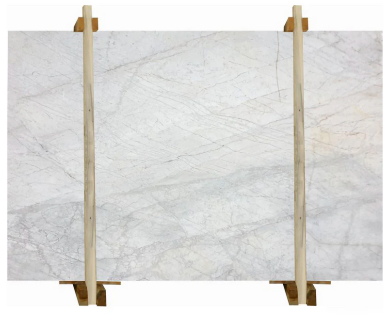 Sugar White Bookmatching Marble Slabs Polished - Full Truckload