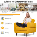 Modern Upholstered Accent Chair Single Sofa Armchair by DirectDeals