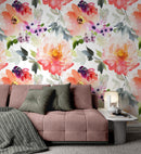 Watercolor Summer Flower Wallpaper