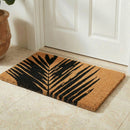 Summertime Palm Leaf Coir Doormat