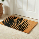 Summertime Palm Leaf Coir Doormat