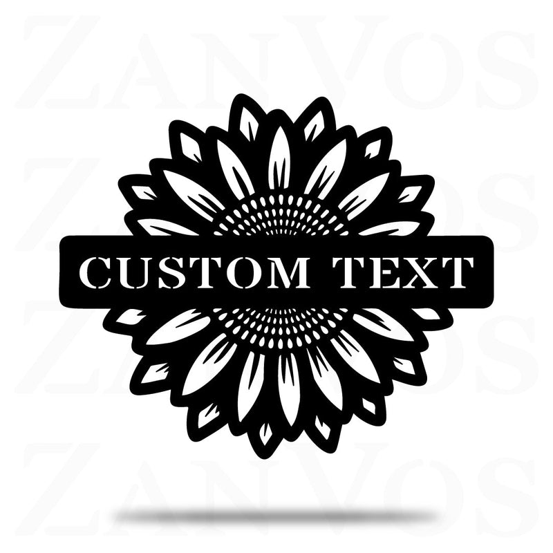 Sunflower Monogram