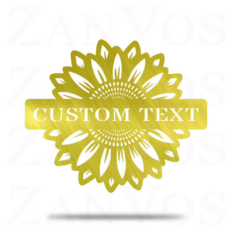 Sunflower Monogram