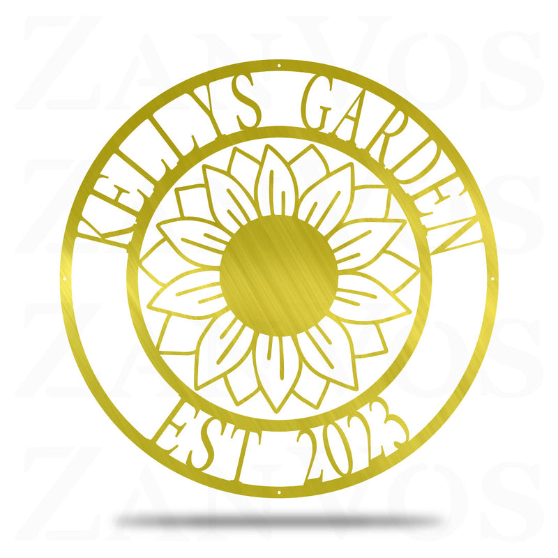 Sunflower Monogram V2