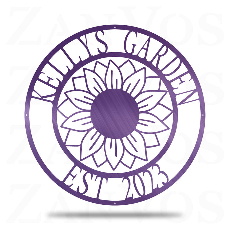 Sunflower Monogram V2