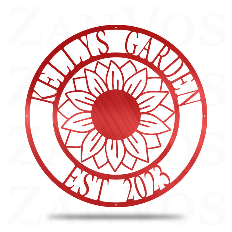 Sunflower Monogram V2