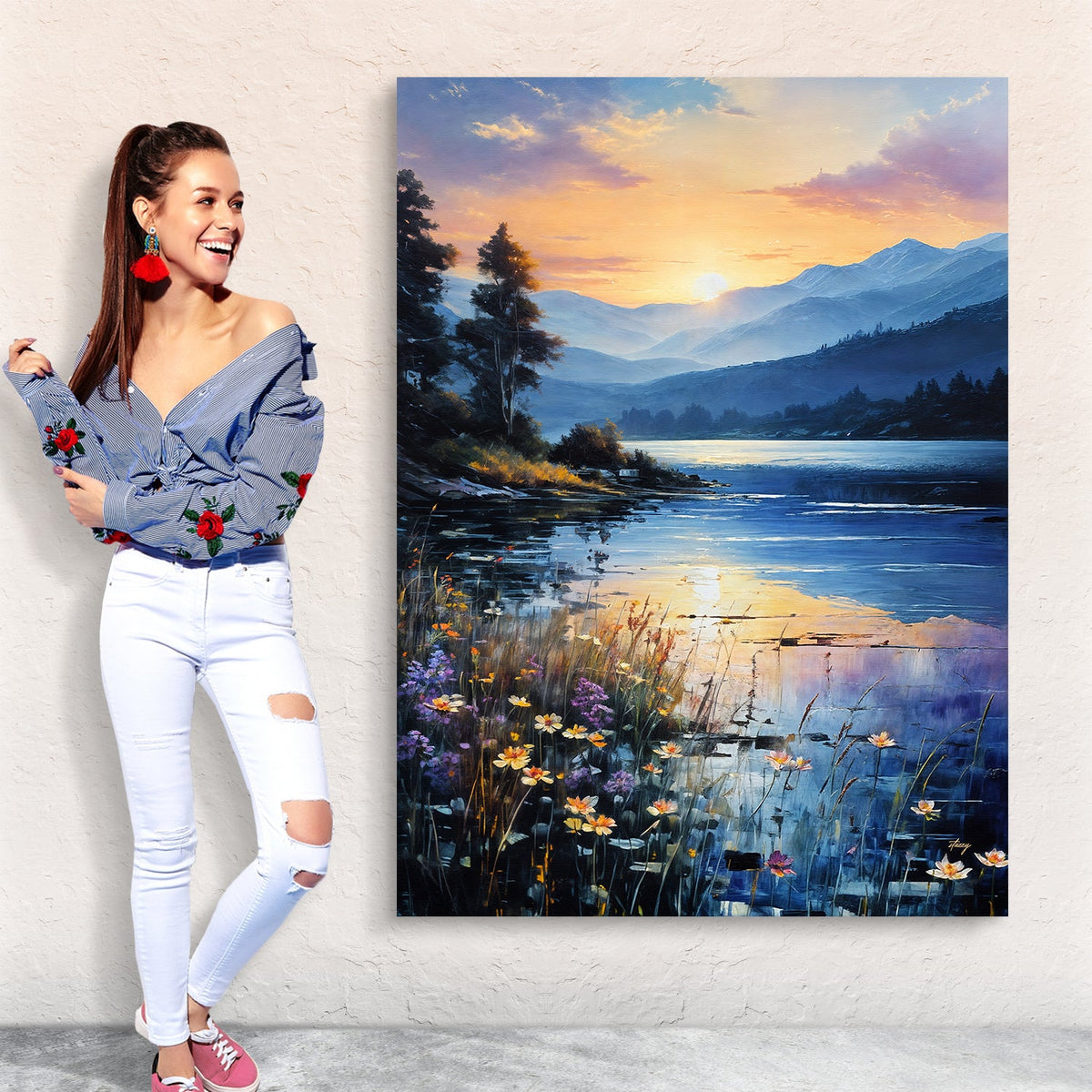 Canvas Print: "Sunset Journey", photo 4 of 7