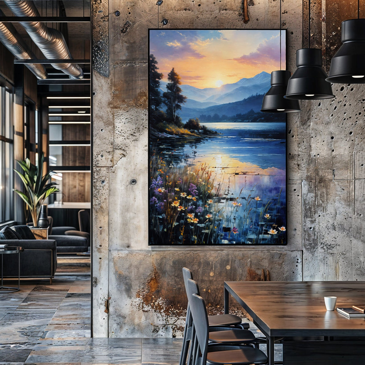 Canvas Print: "Sunset Journey", photo 2 of 7