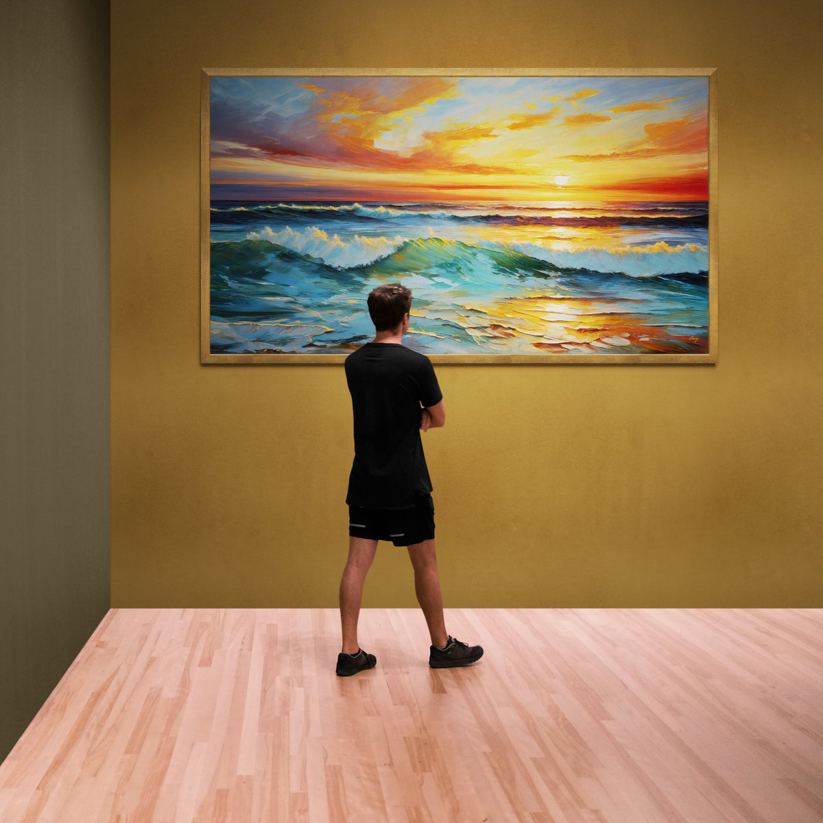 Canvas Print: "Sunset Surge", photo 3 of 6