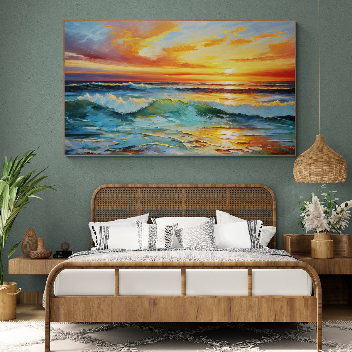 Canvas Print: "Sunset Surge", photo 2 of 6