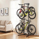 4-Bike Vertical Storage Rack with Adjustable Arms by LJGDeals