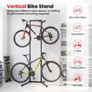4-Bike Vertical Storage Rack with Adjustable Arms by LJGDeals
