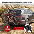 Trunk Mount 3-Bike Rack with Anti-Sway Straps for SUV by LJGDeals