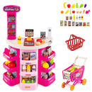 Supermarket Playset for Kids 76 PCS Pretend Play Grocery Store Set with Shopping Cart by LJGDeals