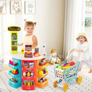 Supermarket Playset for Kids 76 PCS Pretend Play Grocery Store Set with Shopping Cart by LJGDeals