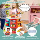 Supermarket Playset for Kids 76 PCS Pretend Play Grocery Store Set with Shopping Cart by LJGDeals