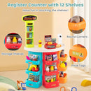 Supermarket Playset for Kids 76 PCS Pretend Play Grocery Store Set with Shopping Cart by LJGDeals