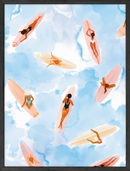 Watercolor surfboards
