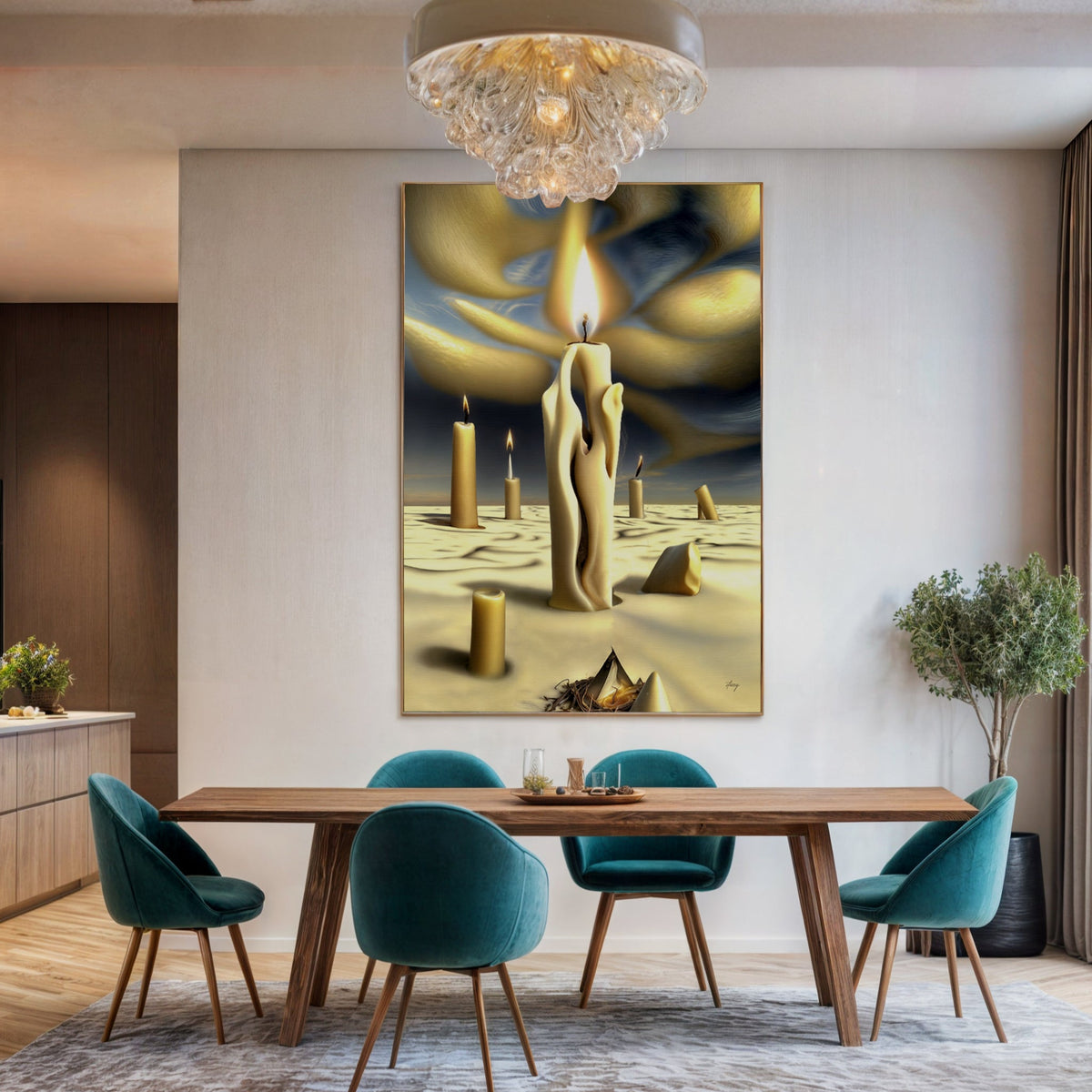 Canvas Print: "Surreal Flames", photo 3 of 6