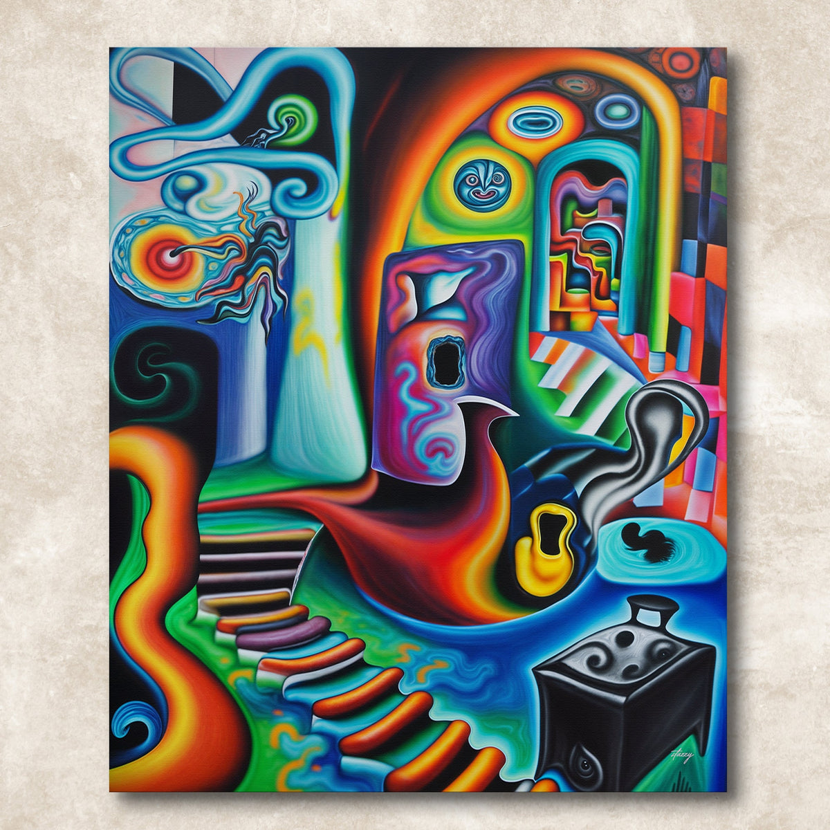 Canvas Print: "Surreal Steps", photo 4 of 7