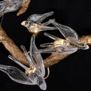 Glass Swallow Chandelier