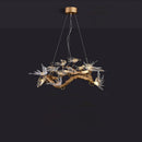 Glass Swallow Chandelier