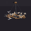 Glass Swallow Chandelier