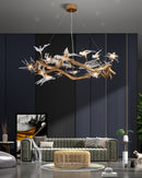 Glass Swallow Chandelier