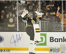 Jeremy Swayman Celebration Boston Bruins Autographed 8" x 10" Hockey Photo